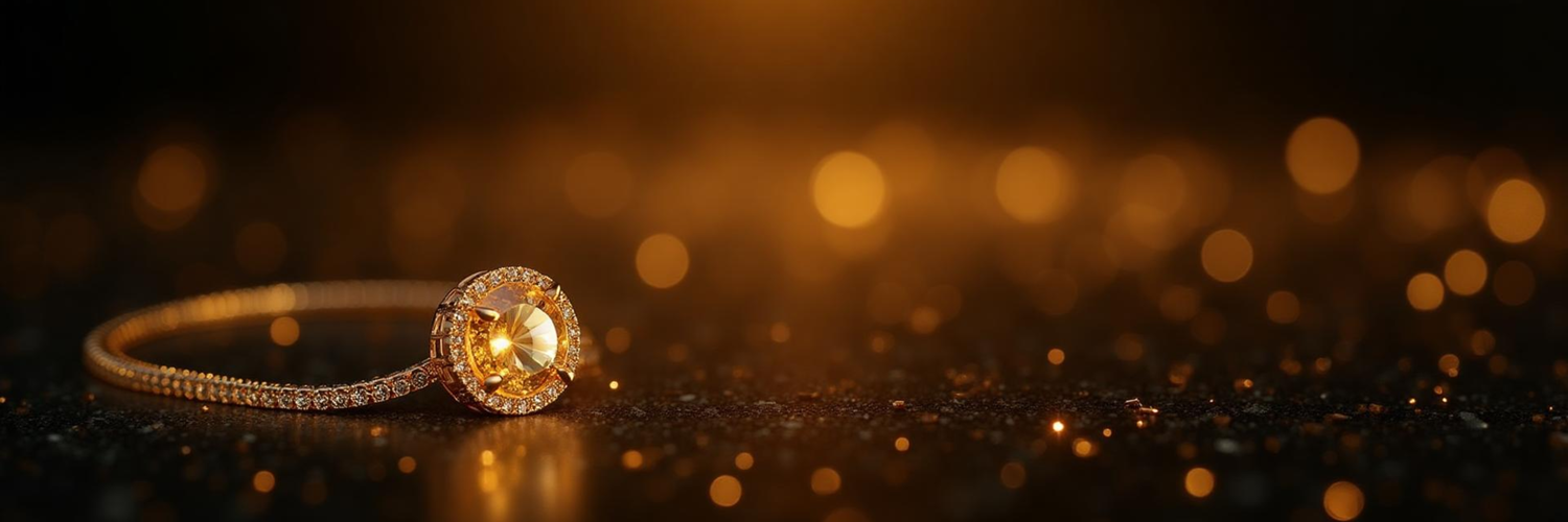 10KT Gold Moissanite