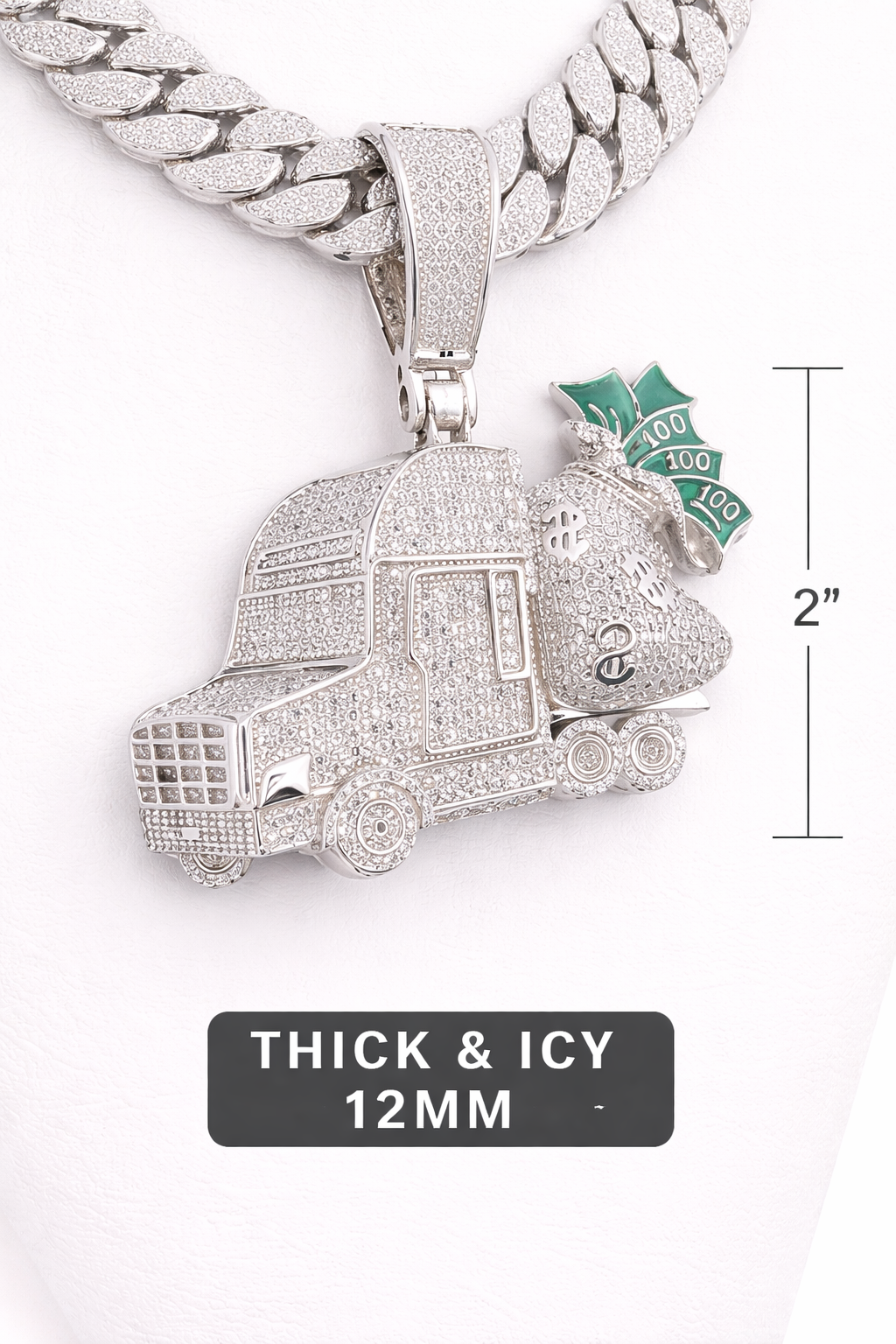 Iced Money Truck Cuban Link Chain