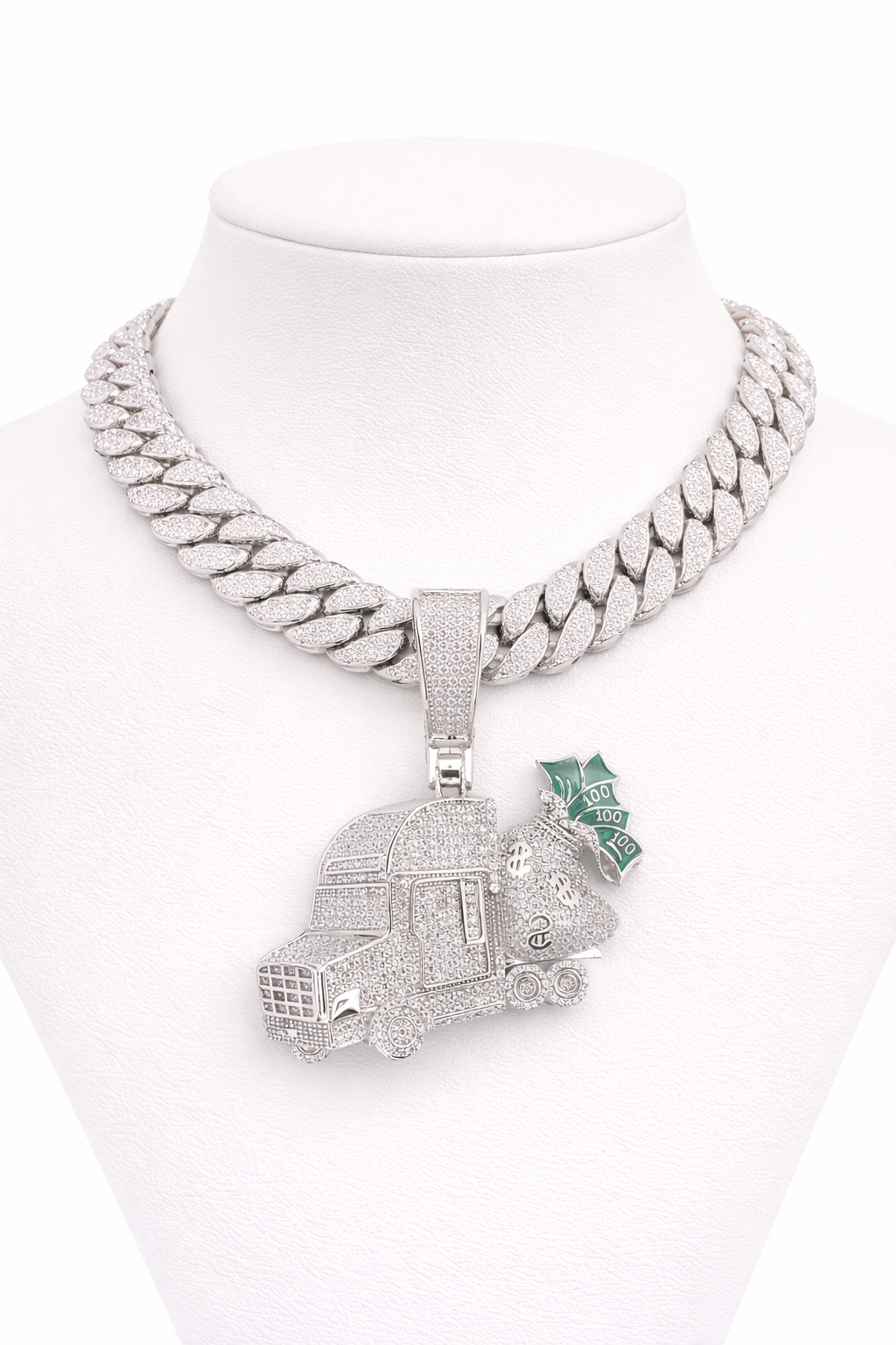 Iced Money Truck Cuban Link Chain