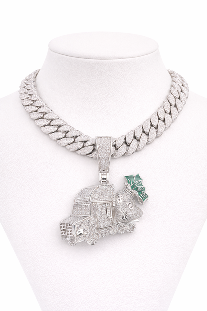 Iced Money Truck Cuban Link Chain