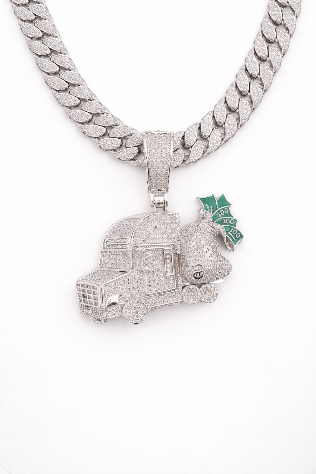 Iced Money Truck Cuban Link Chain