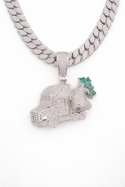 Iced Money Truck Cuban Link Chain