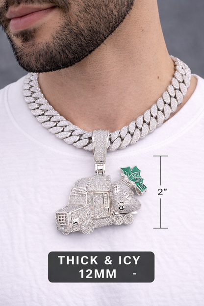 Iced Money Truck Cuban Link Chain